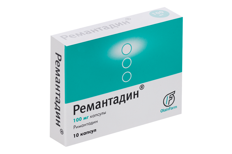 Ремантадин 100 мг, 10 шт, капсулы